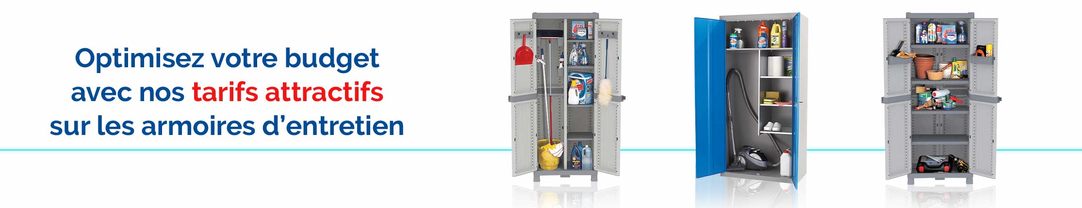 Armoires d'entretien et armoires d'atelier